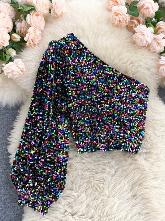 Elize Glitter Top | Wspaniały przez całą noc