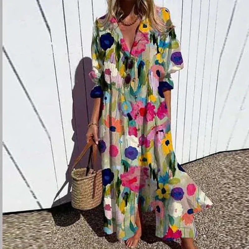 Elegancka sukienka w stylu boho