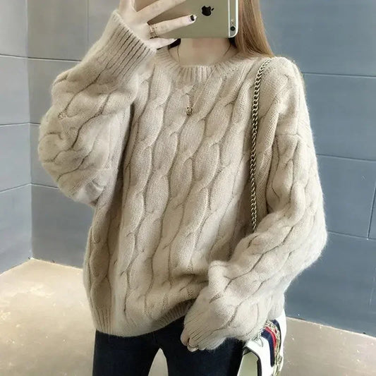 Sweter z długim rękawem Dale z miękkiej dzianiny