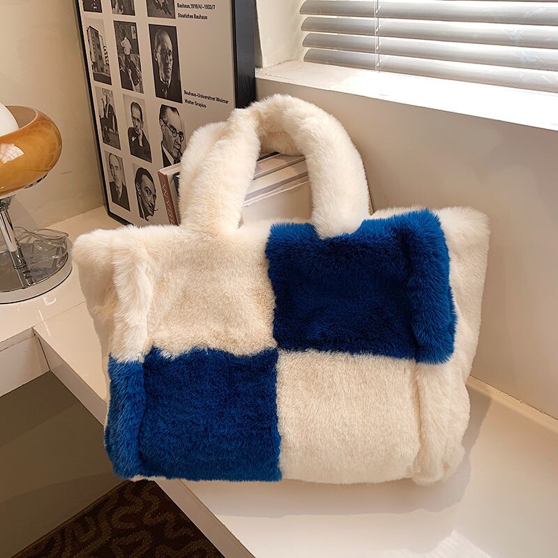 Vardi Dante™ Pipa Plush Handbag | Wygodna i zimowa torba damska