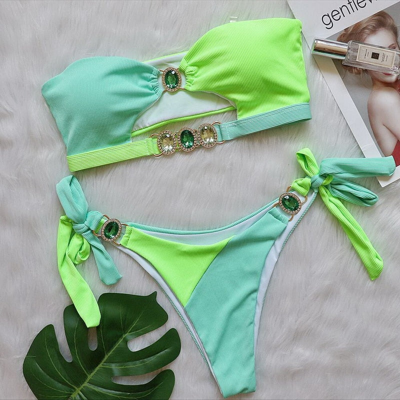 Bikini Fayenna | Błyszczące, iskrzące i seksowne