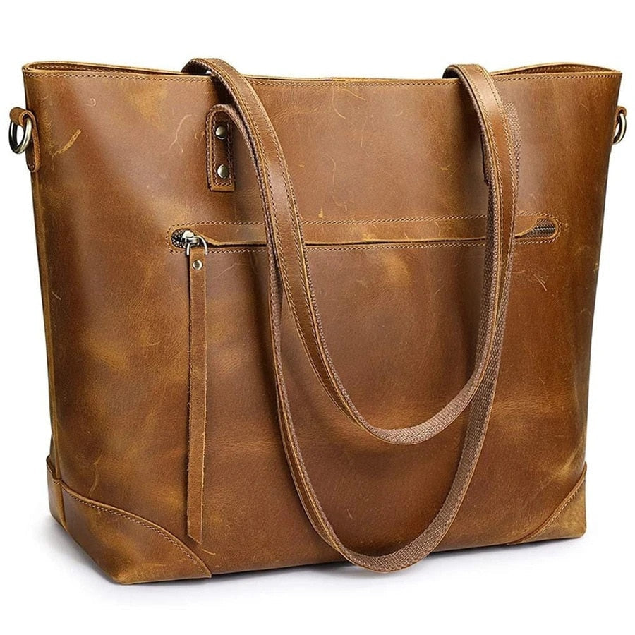 Wrenley - Skórzana torba w stylu vintage
