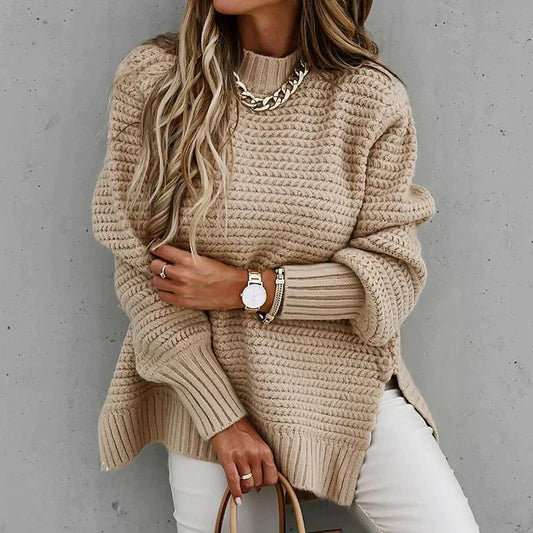 Sweter z dzianiny w stylu vintage - Sadie