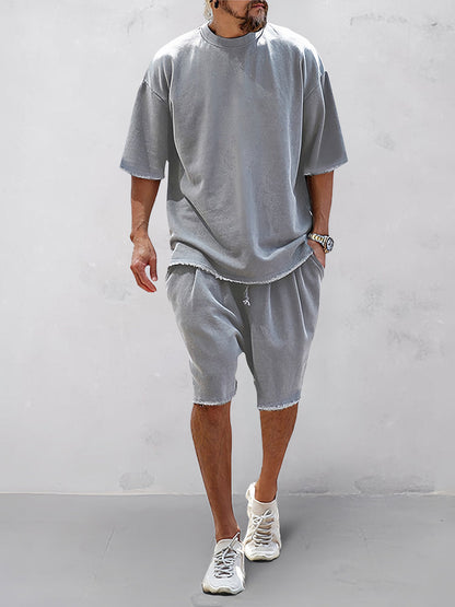 Casual Loose Fit zwykły zestaw sportowy (kup 2, 1 otrzymasz gratis)
