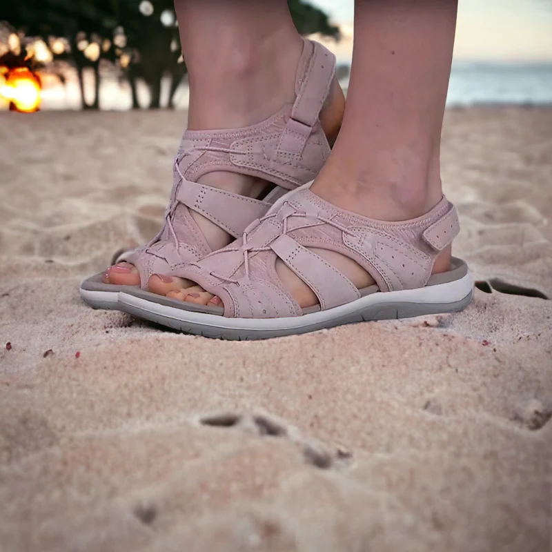 Ella | Sandały Ultimate Comfort z paskami - idealne na każdą podróż