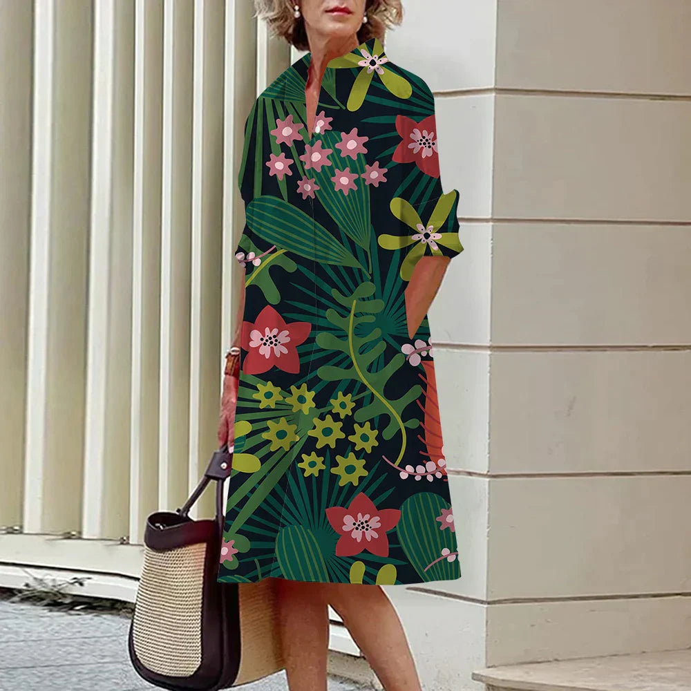 Annabelle - Elegancka sukienka koszulowa