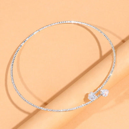 Naszyjnik choker z kamieniami | Promienny i wyjątkowy!