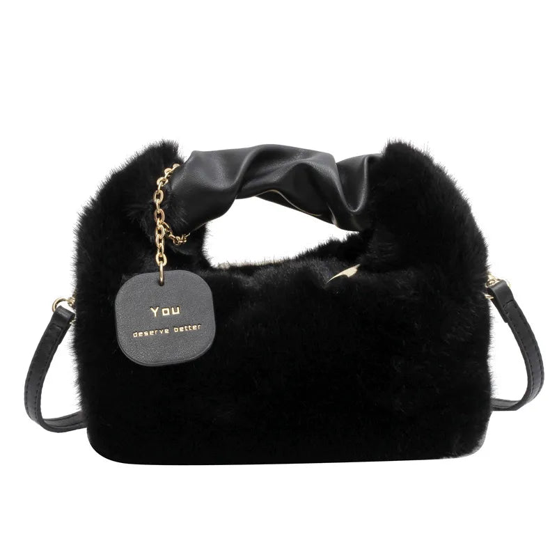 Puszysta damska torba crossbody