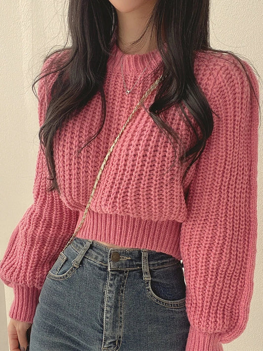 Sweter dzianinowy damski, sweter dzianinowy | Wygodny - Stylowy - Idealny na jesień/zimę