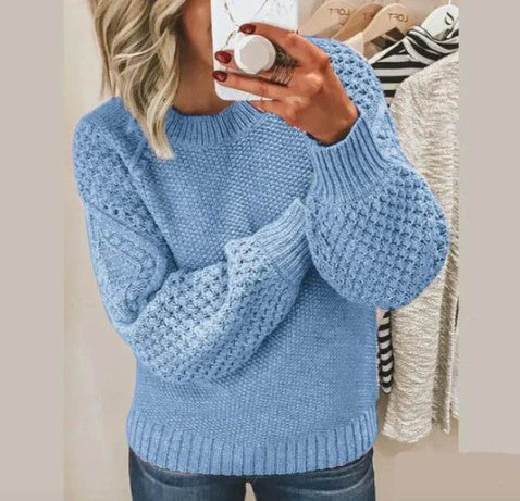 Sweter z dzianiny Hartleen