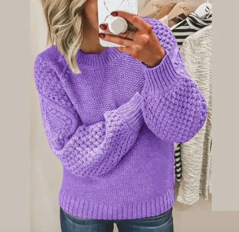 Sweter z dzianiny Hartleen