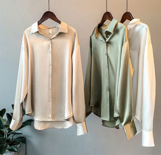 MyrasBlouse I Jedwabna bluzka dla kobiet