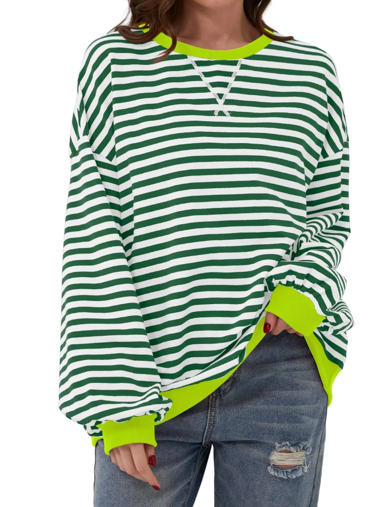 Sweter w paski Helena