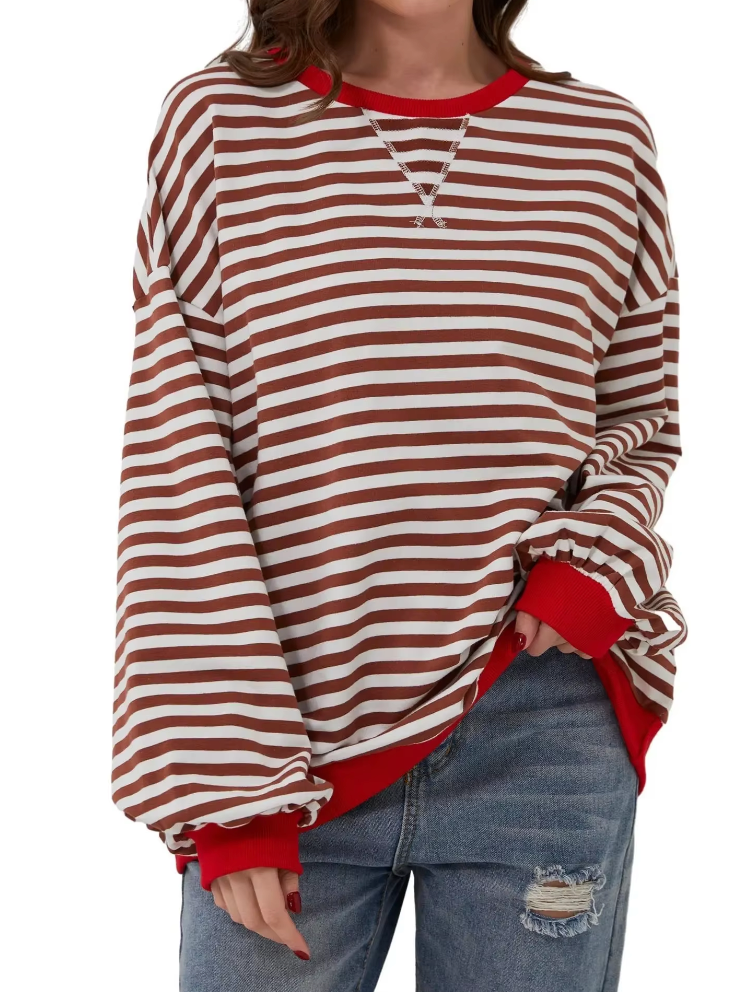 Sweter w paski Helena