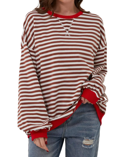 Sweter w paski Helena