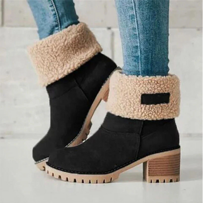 Pearl - przytulne, ciepłe, sznurowane buty