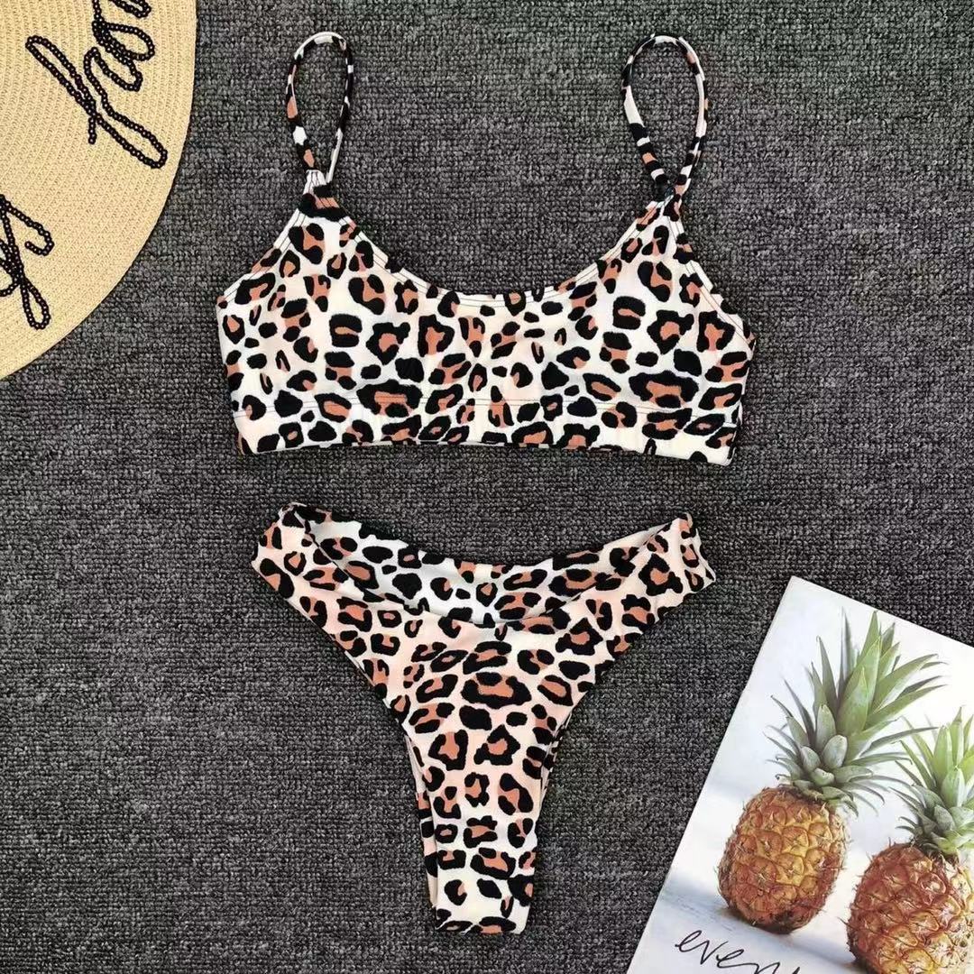 Bikini z nadrukiem zwierzęcym Ava | Przygotuj się na ryk na plaży