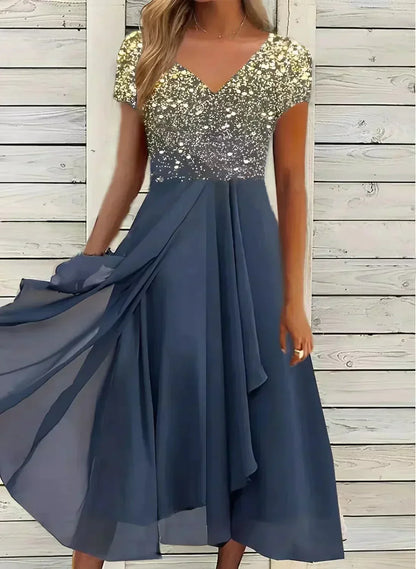 Elegancka sukienka o ponadczasowym uroku i uniwersalnym stylu