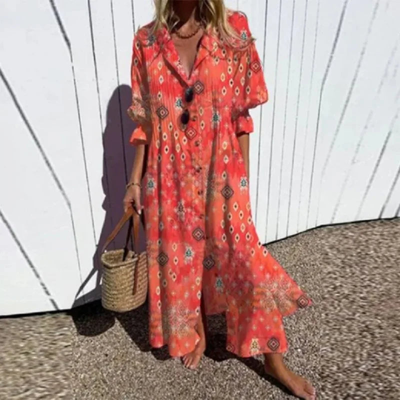 Elegancka sukienka w stylu boho