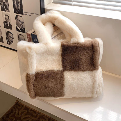 Vardi Dante™ Pipa Plush Handbag | Wygodna i zimowa torba damska