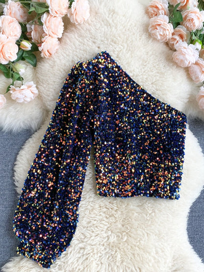 Elize Glitter Top | Wspaniały przez całą noc