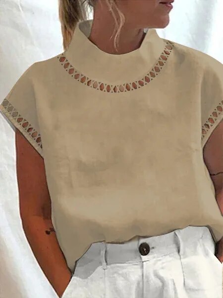 Marieky - Casualowa bluzka damska w stylu vintage