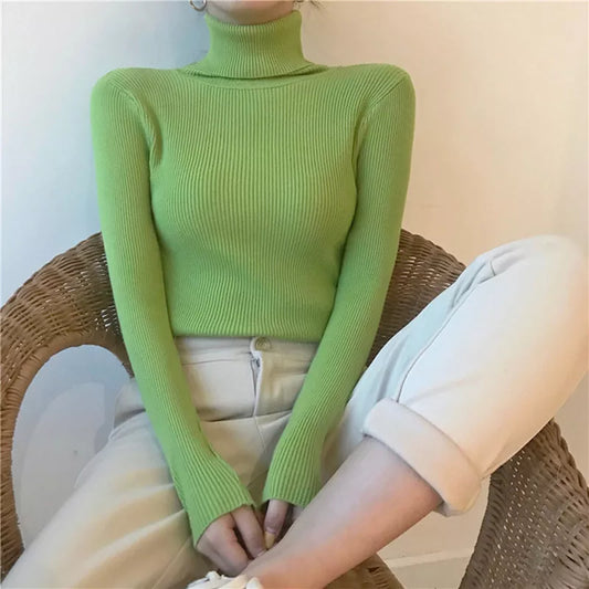 Sweter z miękkiej dzianiny - Thea