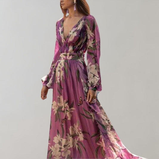 Elegancka sukienka maxi