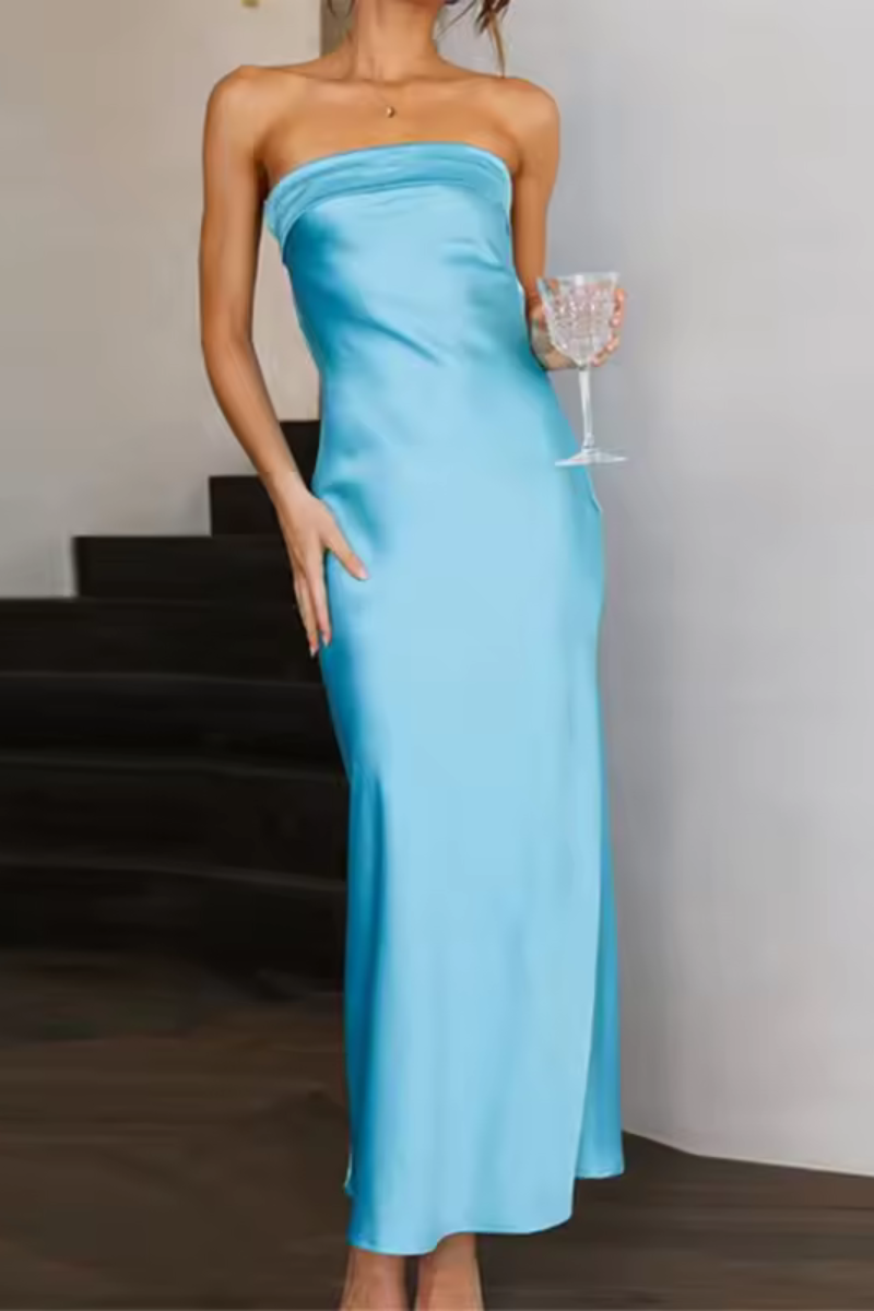 Thalia | Summer Tube Top Long Dress