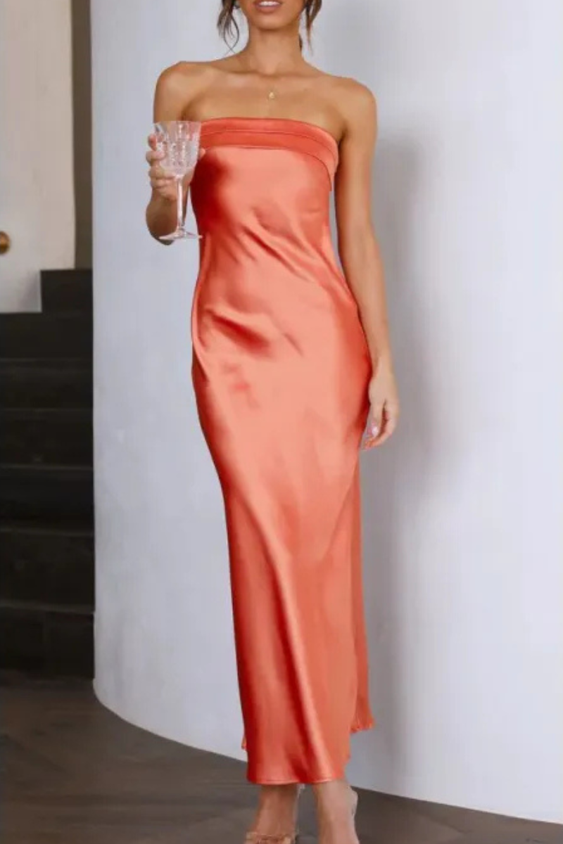 Thalia | Summer Tube Top Long Dress