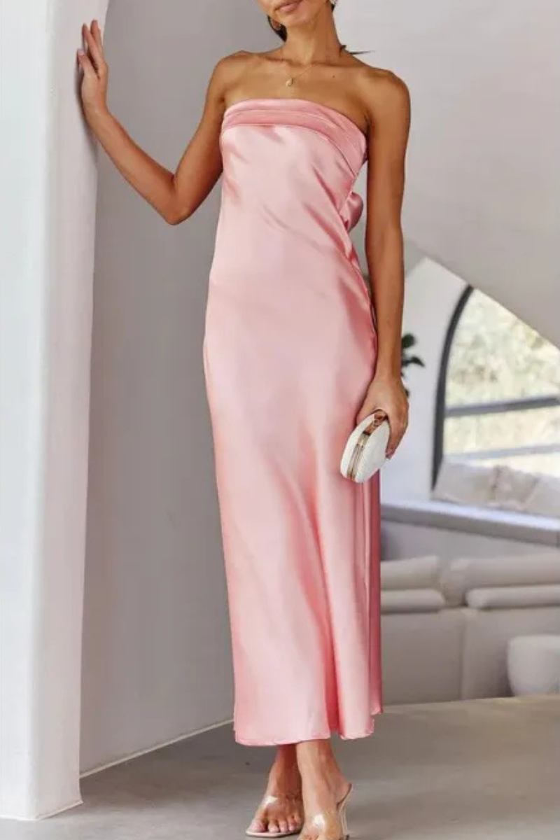 Thalia | Summer Tube Top Long Dress