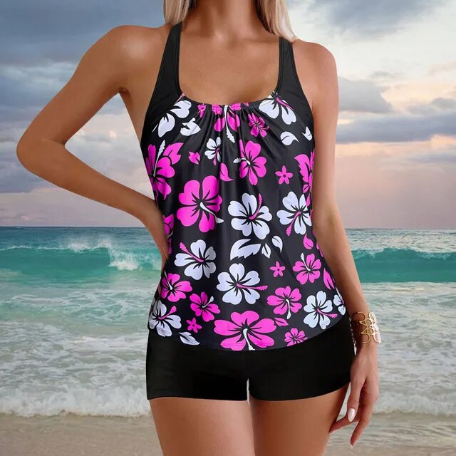 Stylowy i modny kostium kąpielowy tankini