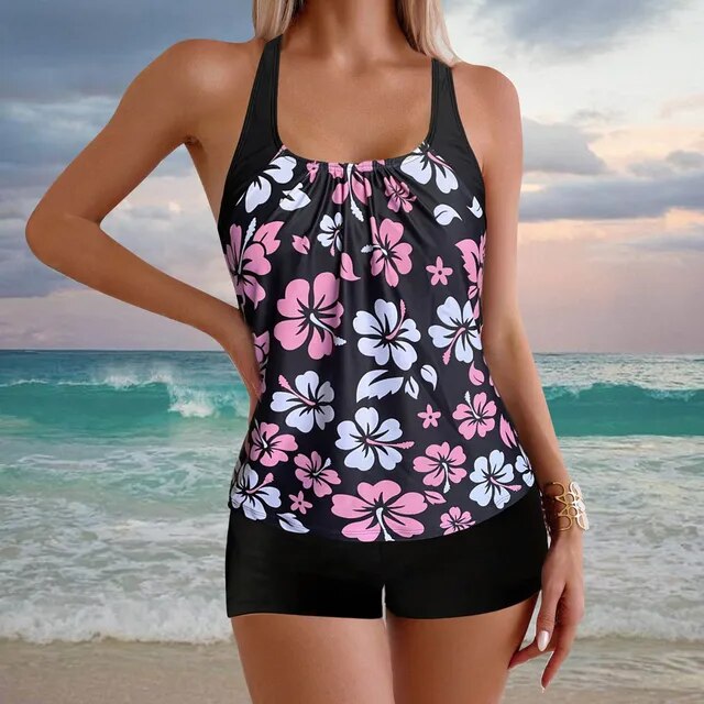 Stylowy i modny kostium kąpielowy tankini