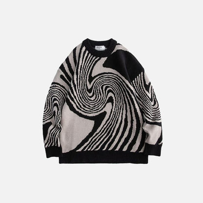 Sweter unisex w nowoczesnym stylu