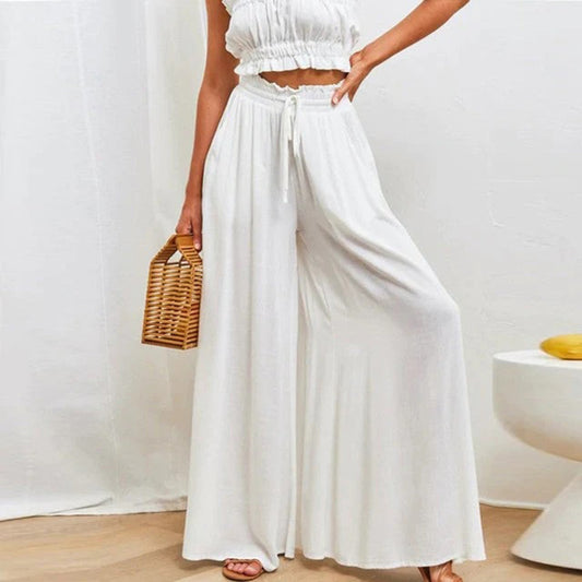 CHANTAL - Eleganckie spodnie baggy