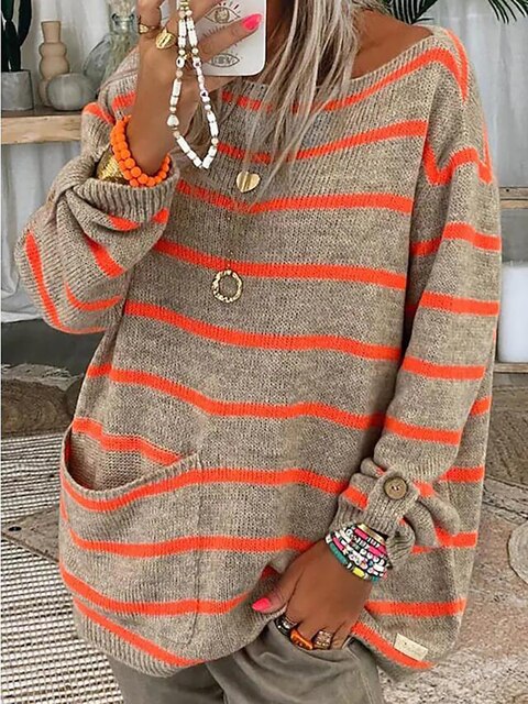 Vera - elegancki sweter w paski