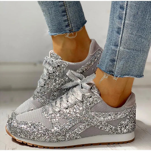 Kiari - buty sportowe z cekinami dla kobiet