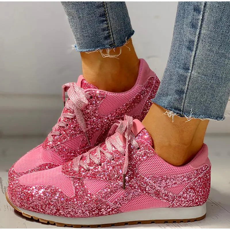 Kiari - buty sportowe z cekinami dla kobiet