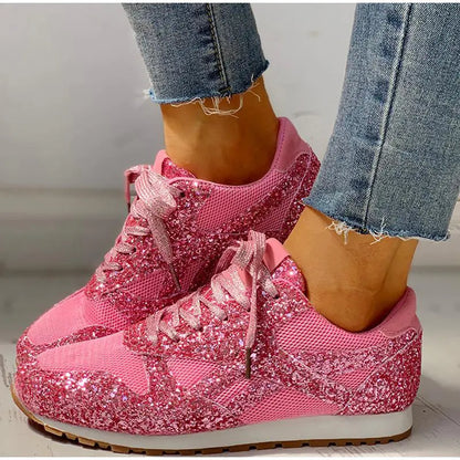 Kiari - buty sportowe z cekinami dla kobiet
