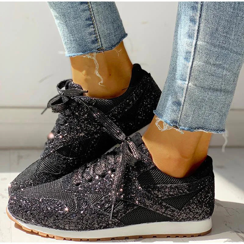 Kiari - buty sportowe z cekinami dla kobiet