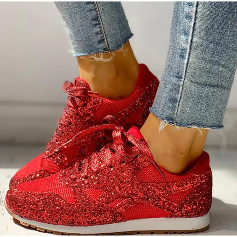 Kiari - buty sportowe z cekinami dla kobiet