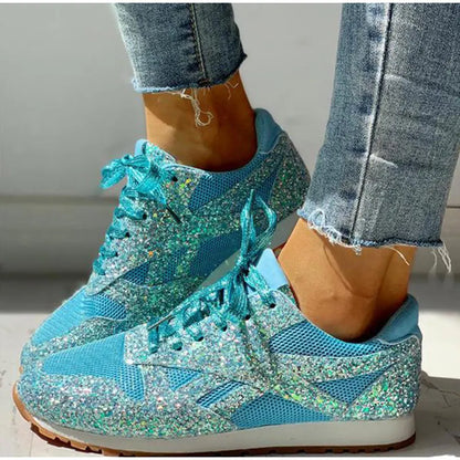 Kiari - buty sportowe z cekinami dla kobiet
