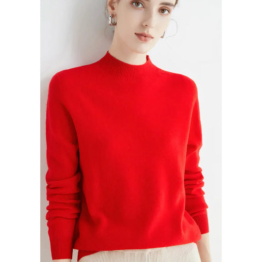 Sweter z dzianiny kaszmirowej - yelena