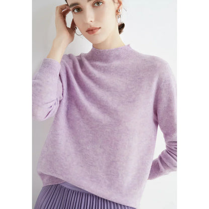 Sweter z dzianiny kaszmirowej - yelena