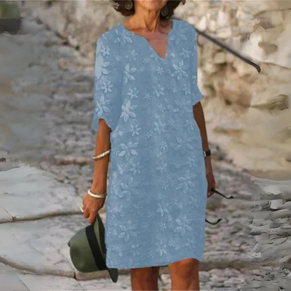 Yara - Elegancka bawełniana sukienka