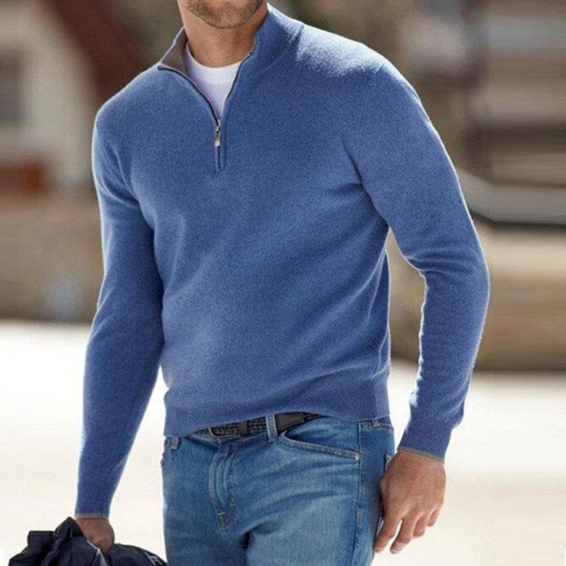 Sweter Carly z zamkiem błyskawicznym