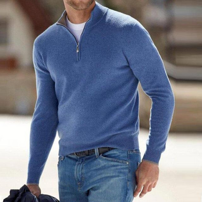 Sweter Carly z zamkiem błyskawicznym