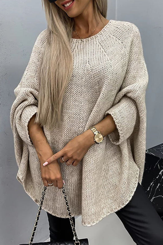 Sweter z nietoperzowymi rękawami - Drea