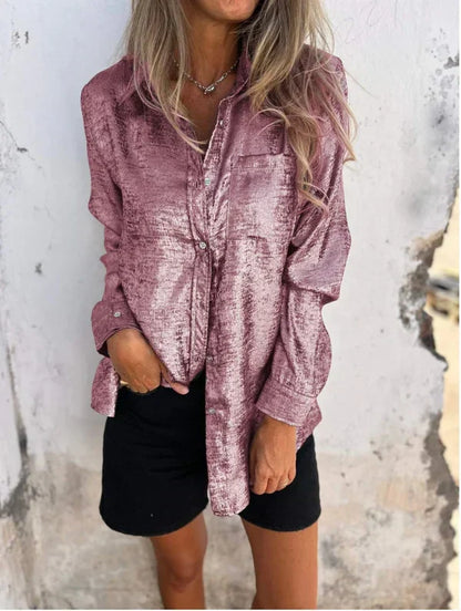 Quinn | Elegancka skórzana koszula do gry