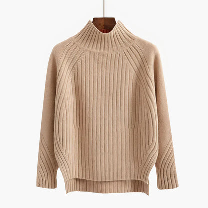 Sweter z dzianiny z zapięciem na guziki